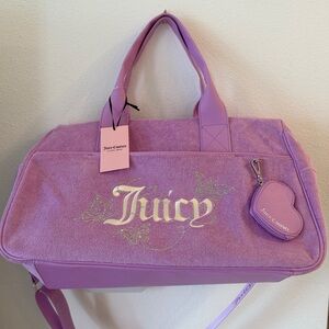Juicy Couture Lavender Weekend Tote Bags NWT